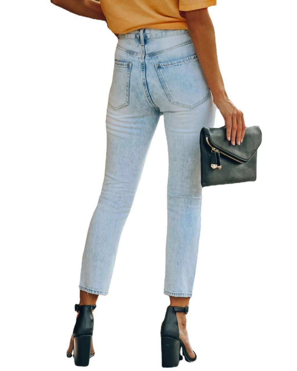 UrbanEase™ Women's Retro Denim Casual Pants Jeans