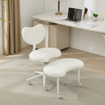 Black PU leather office chair with USB port, swivel function, suitable for home office or vanity desk, by Start2Finish.