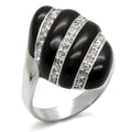 40314 High-Polished 925 Sterling Silver Ring with
