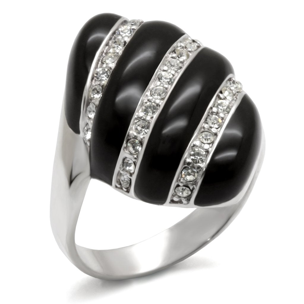 40314 High-Polished 925 Sterling Silver Ring with