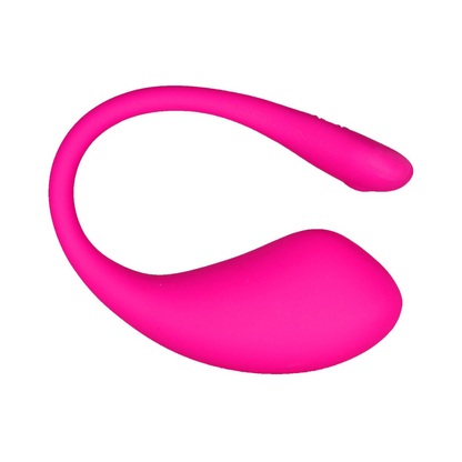 Lovense Lush 3 vibrator from Start2Finish, showing its sleek design and remote control features.