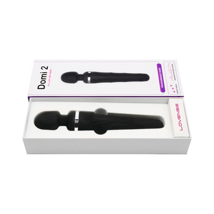 Lovense Domi 2 personal vibrator by Start2Finish, featuring a sleek design and textured surface for enhanced stimulation.