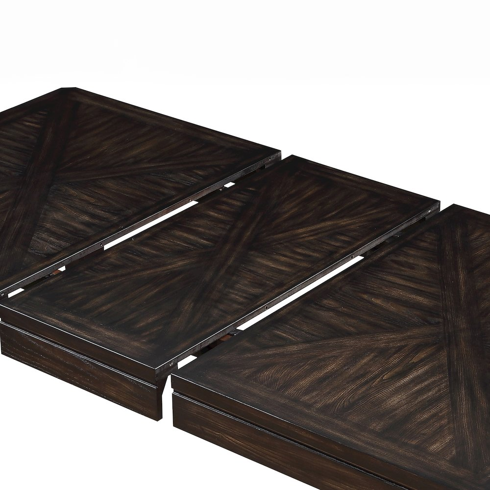 Start2Finish Ally Dining Table with sleek wooden top and sturdy metal legs, perfect for modern kitchen or dining room.