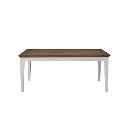 Start2Finish Pendleton Dining Table with a wooden surface and sturdy legs, ideal for family meals and gatherings.