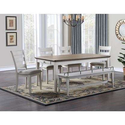 Start2Finish Pendleton dining table with wooden surface and sturdy legs, ideal for dining rooms and modern home interiors.