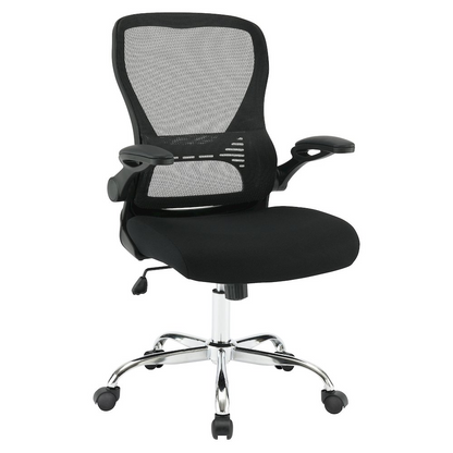 Start2Finish mesh back manager’s office chair with adjustable armrests and ergonomic design, shown from the side view.