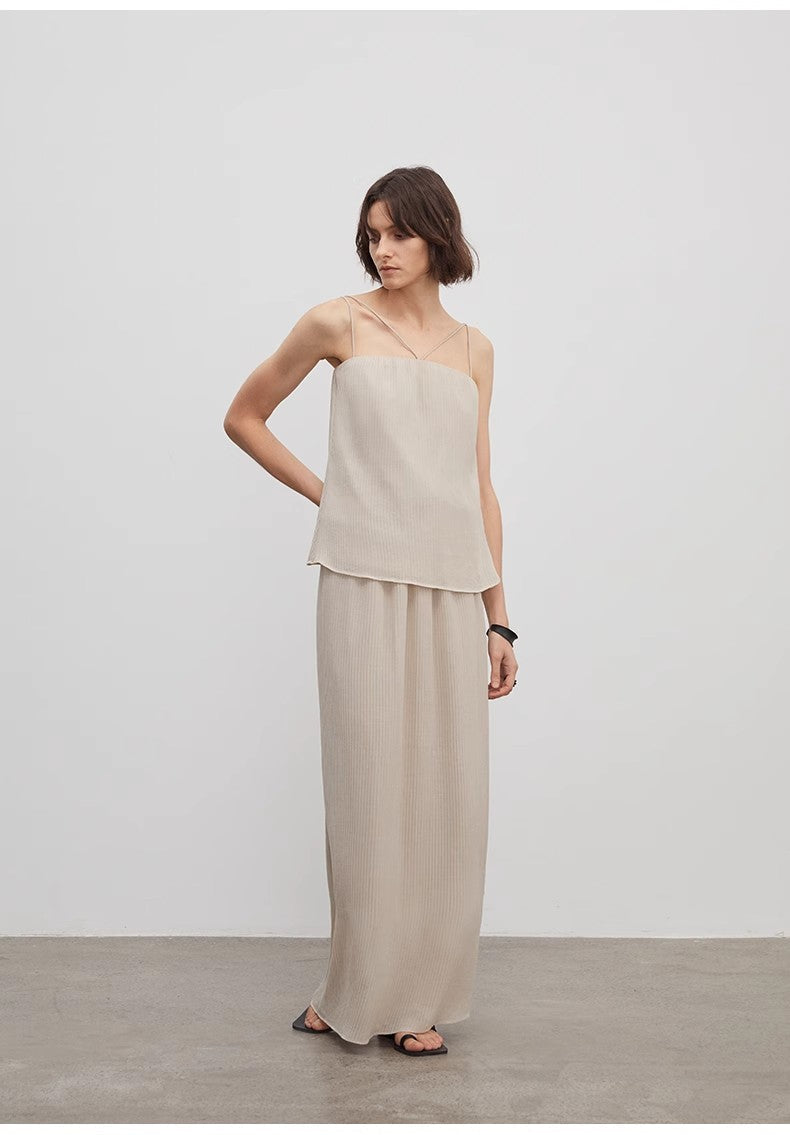 Heavy High-density Silk Luxury High-end Skirt for Women"Above the