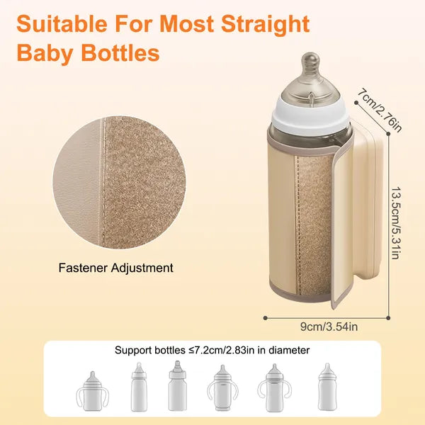 Portable Bottle Warmer With Night Light Baby Milk Warmer Milk Formula