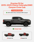 Start2Finish VEVOR black steel running boards for Chevy Colorado and GMC Canyon crew cab, 3-inch side steps with non-slip surface