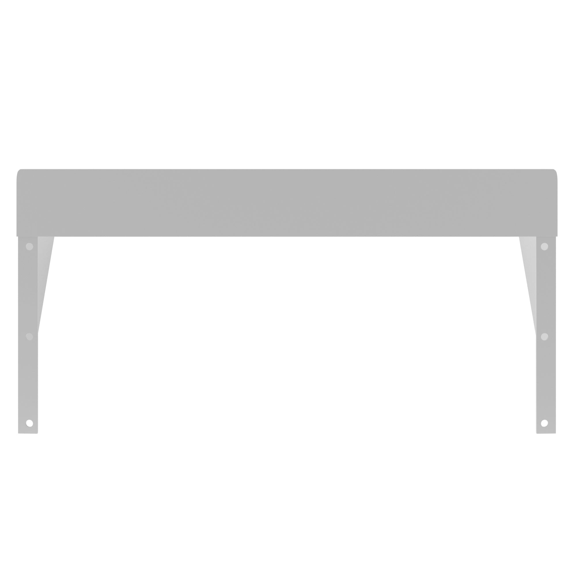 12" x 24" 18-Gauge Stainless-Steel Heavy Duty Wall Shelf, WMSH-1224. -