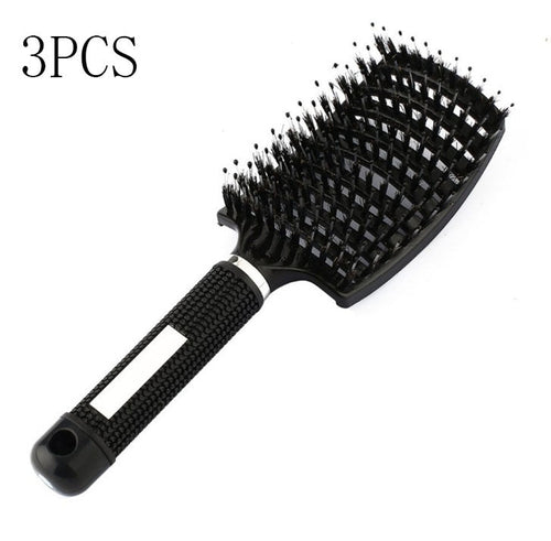 Anti-knot CJDropshipping hairbrush for women, detangling brush with ergonomic handle, suitable for smooth, tangle-free hair.