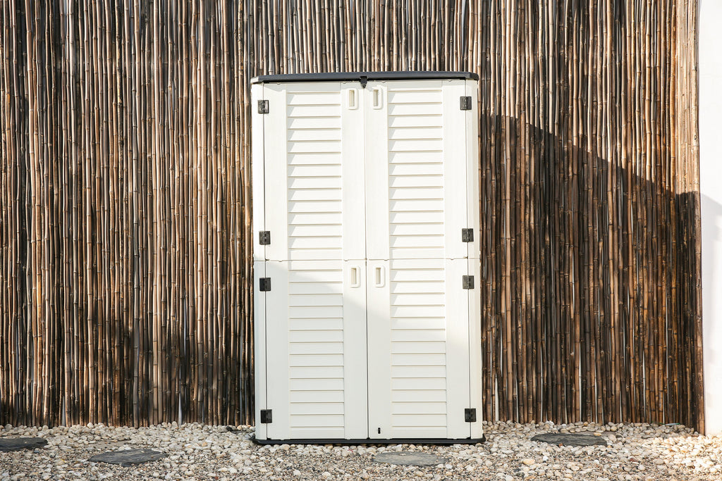 Horti Cubic 66 cu. ft. Outdoor Vertical Storage Shed