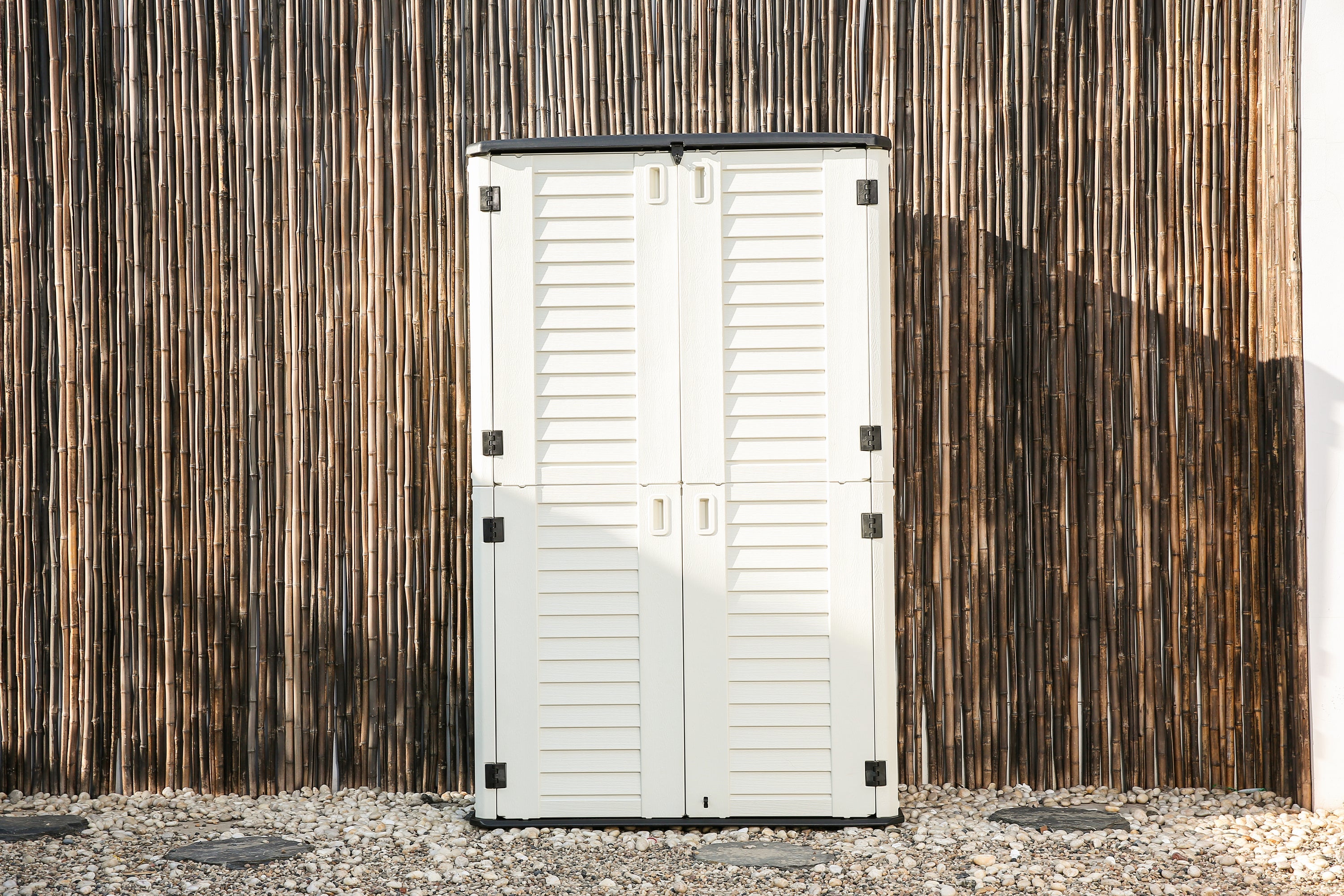 Horti Cubic 66 cu. ft. Outdoor Vertical Storage Shed