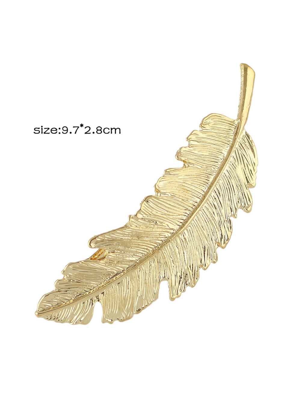 Hair Accessories Gold Silver Feather Metal Hairgrips Hair Clips Hair