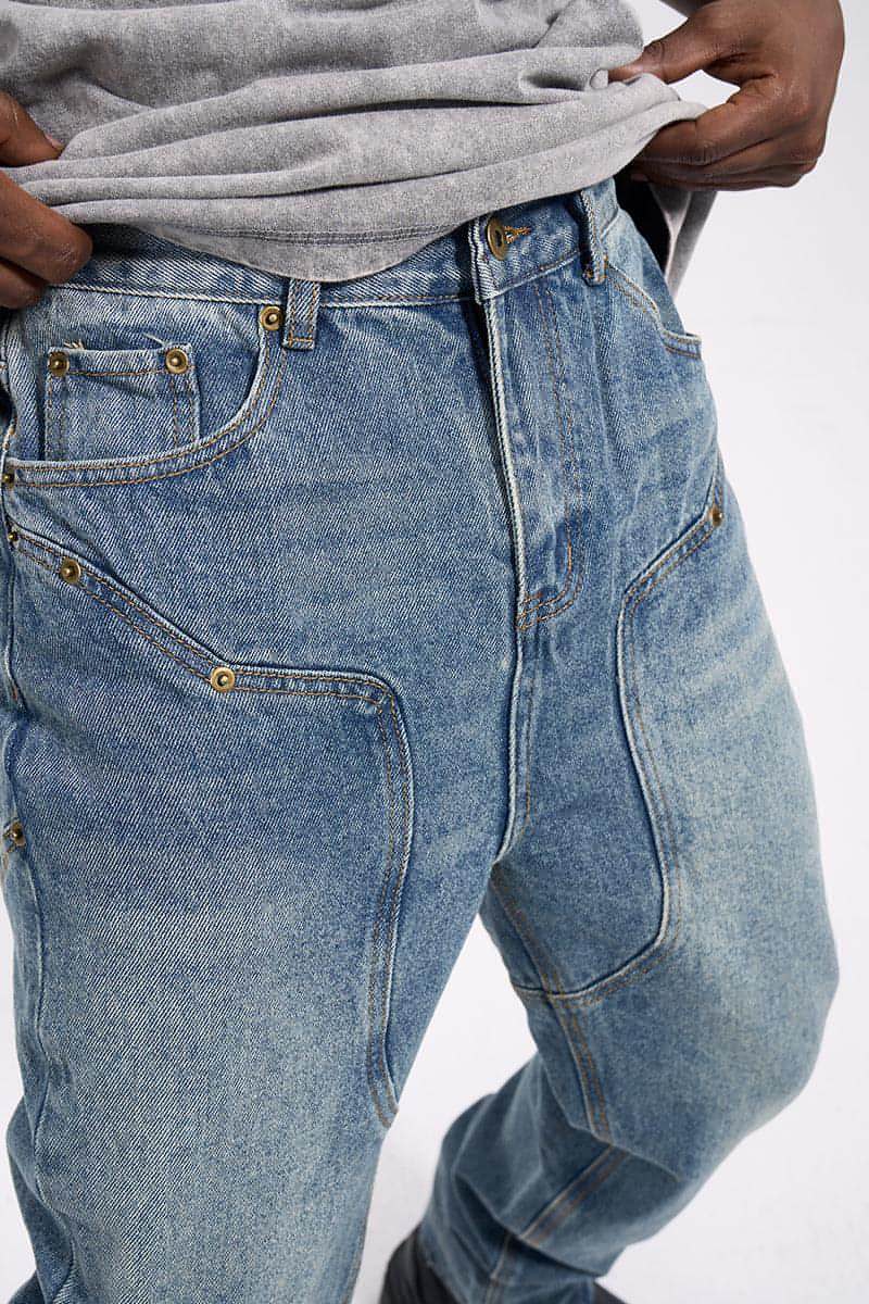 DenimDare™ Western Vintage Jeans Men