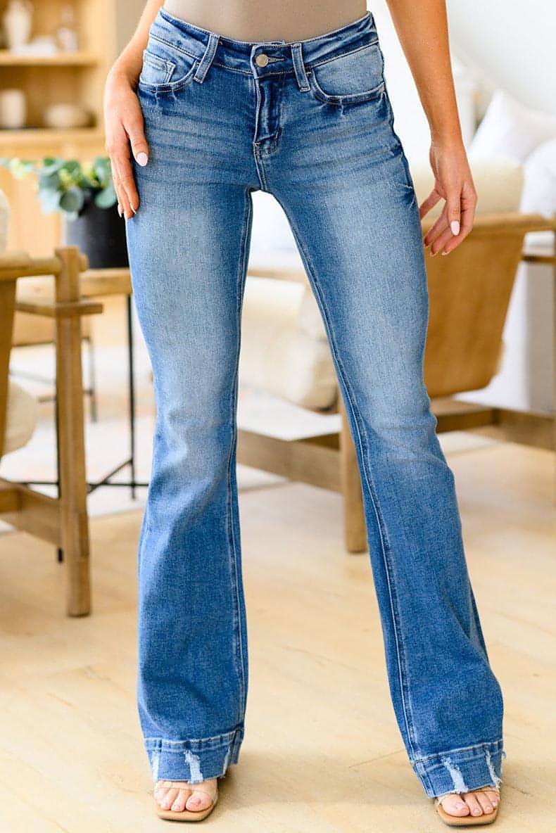 DenimDare™ High Waist Light Color Jeans Women