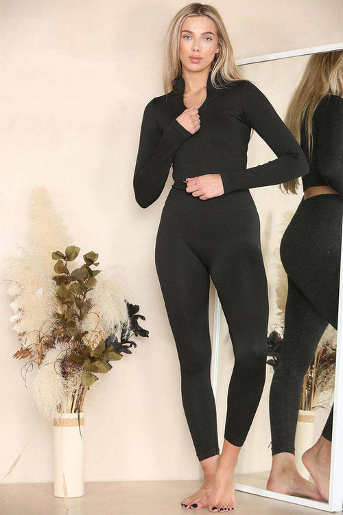 Carmine Juneberry ZipForm Gym Lounge Set Haute Edition 25 leggings in sleek, comfortable athleisure wear with a modern fit.