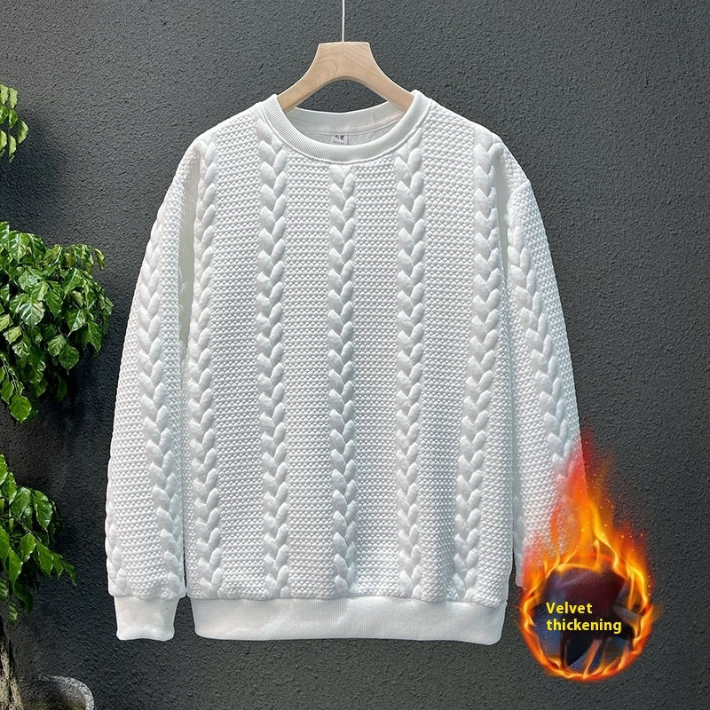 High Sense Internet Hot Fashion Brand Brushed Hoody Men