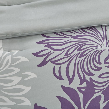 Start2Finish 7-piece comforter set with matching cotton bed sheets, shown with soft, cozy bedding and decorative pillows.