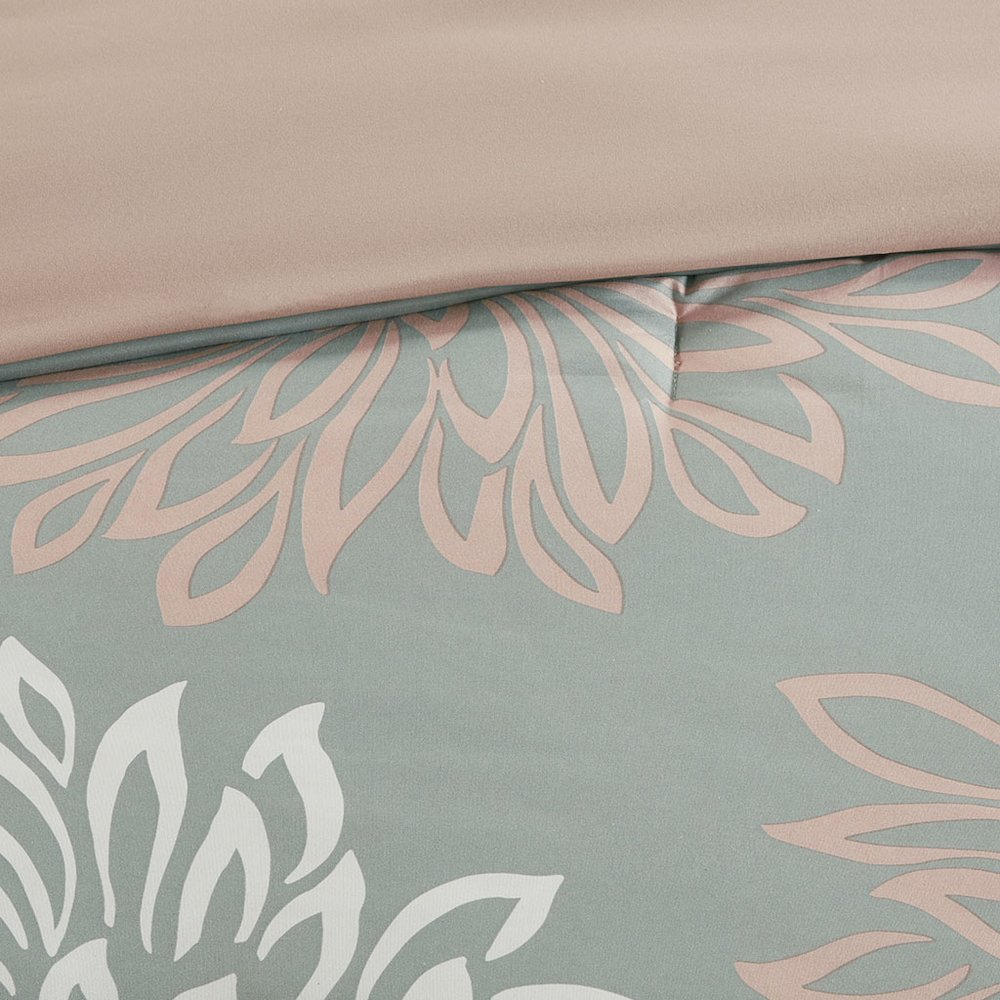 Start2Finish 9-piece comforter set with cotton bed sheets, featuring a cozy, stylish bedding ensemble for a comfortable bedroom look.