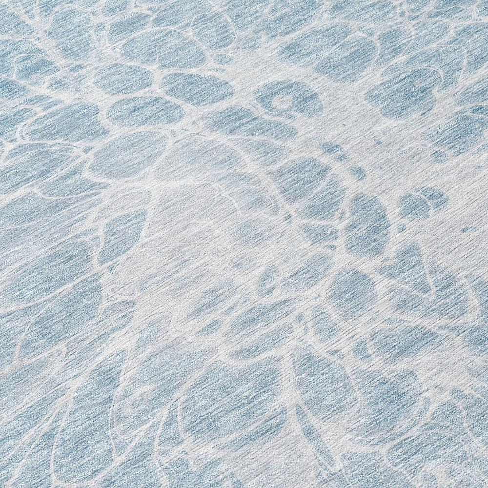 Start2Finish Chantille ACN653 blue 10x14 rug with intricate pattern, soft texture, and vibrant color for cozy living spaces.