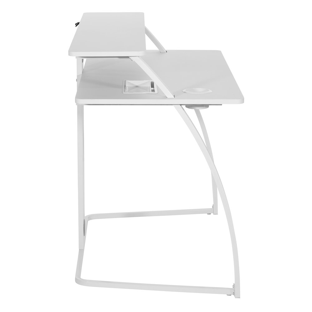 Start2Finish Code30 Battlestation gaming desk with spacious surface, sleek design, and sturdy build for optimal gaming setup.