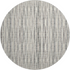 Start2Finish Mayfield beige round rug, 8x8 feet, machine washable, with a soft textured surface and decorative border.