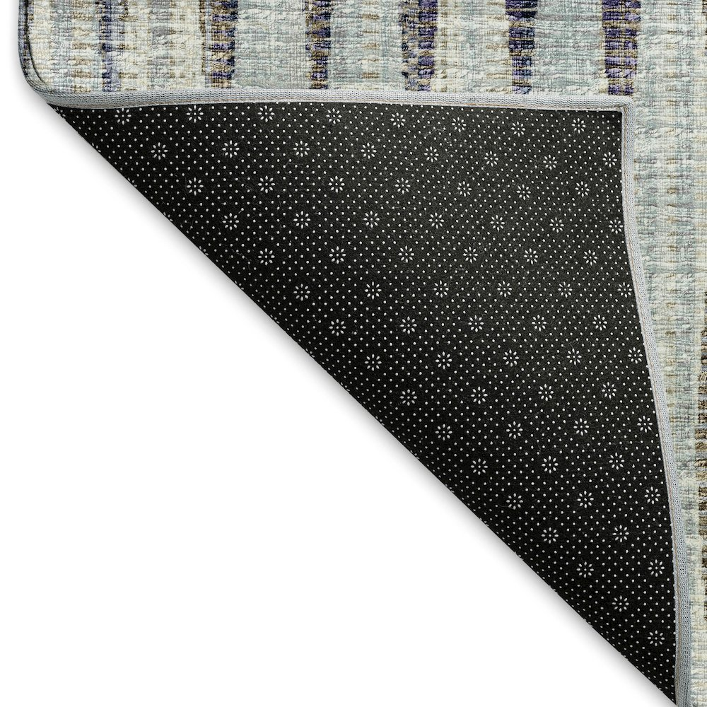 Start2Finish Mayfield Ocean round rug, machine washable, 8&