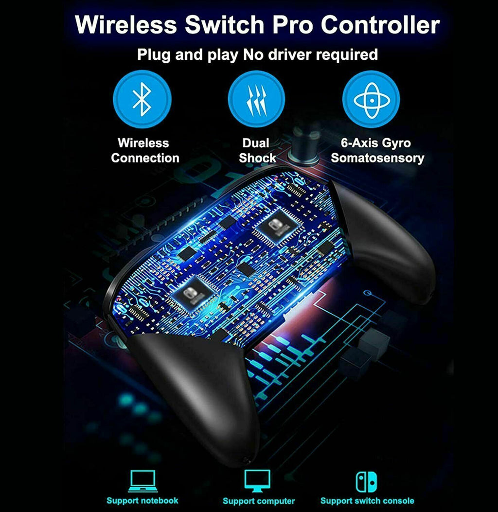 Pro Wireless Game Controller Gamepad Joystick Remote For Nintendo