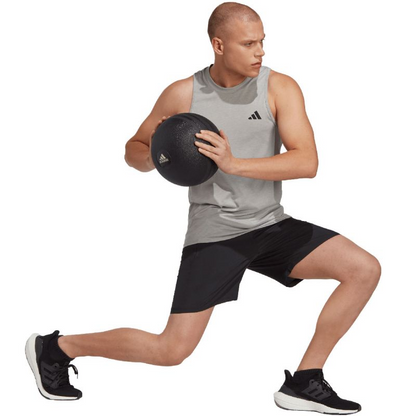 adidas Train Essentials Woven Shorts for men, lightweight athletic shorts in black with side pockets and elastic waistband