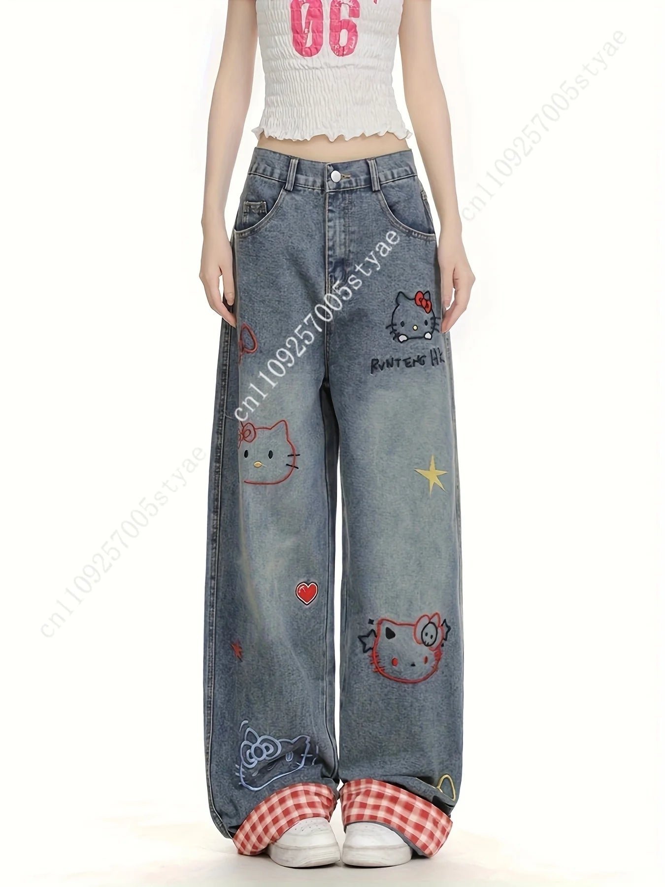 Hello Kitty Jeans Women&