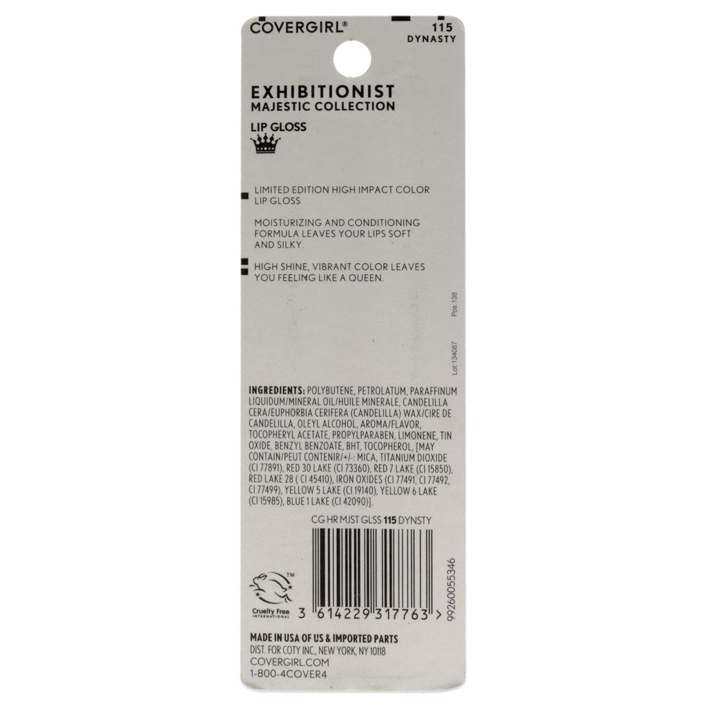 CoverGirl Exhibitionist Majesty Lip Gloss - Dynasty Lip Gloss Women