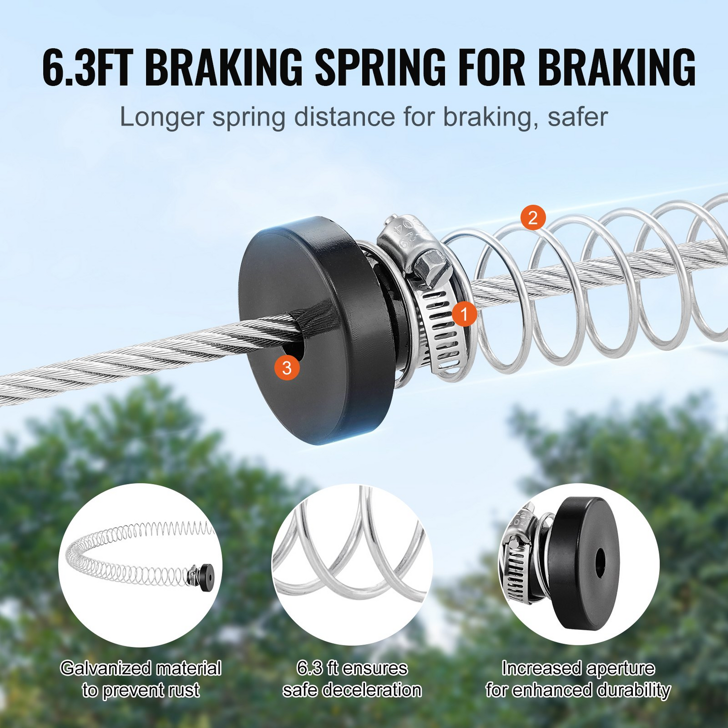 Start2Finish VEVOR zipline kit with stainless steel cable, safety harness, and seat for kids and adults, outdoor backyard playground setup.
