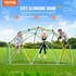 Start2Finish VEVOR 12FT climbing dome jungle gym for kids, outdoor backyard play equipment with climbing grips, supports 750LBS.