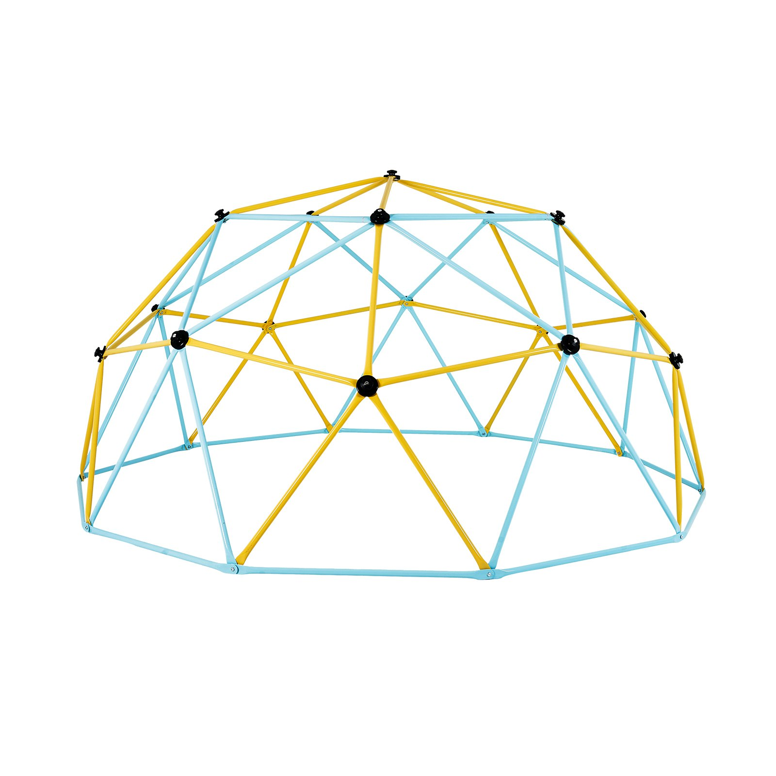Start2Finish VEVOR 12FT climbing dome jungle gym with climbing grips, sturdy outdoor play equipment for kids ages 3-10, easy to assemble