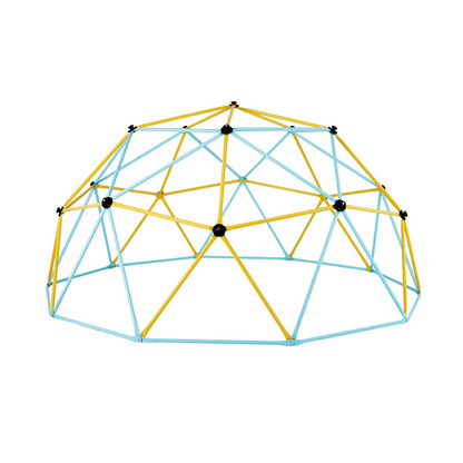 Start2Finish VEVOR 12FT climbing dome jungle gym with climbing grips, sturdy outdoor play equipment for kids ages 3-10, easy to assemble