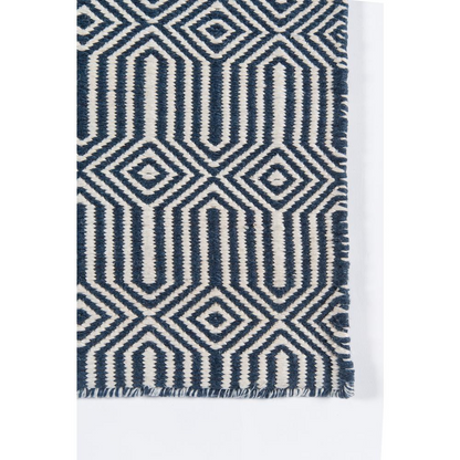 Start2Finish navy rectangle area rug, 5&
