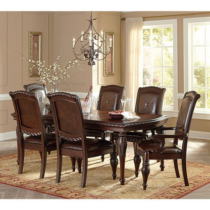 Start2Finish Antoinette Side Chair with elegant wooden frame and upholstered seat and back, showcasing detailed craftsmanship.