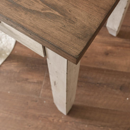 Start2Finish Bear Creek Cocktail Table with a wooden top and metal legs, modern design suitable for living room or lounge.