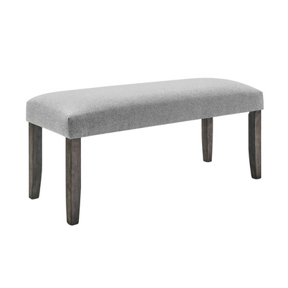 Emily backless wooden bench by Start2Finish with a sleek, minimalist design and natural wood finish, shown from the side.