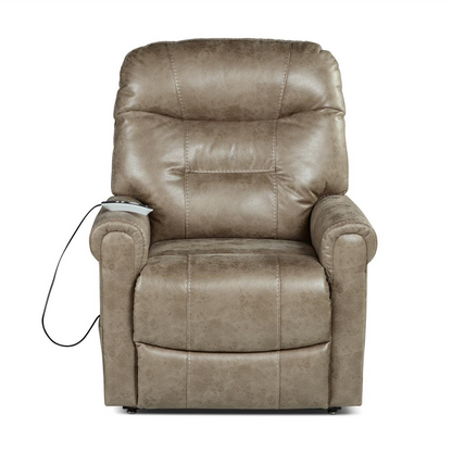 Start2Finish Ottawa Power Lift Chair with heat feature, showing a comfortable recliner with ergonomic design and heating controls.