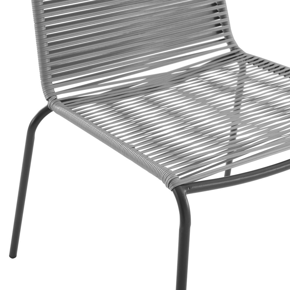 Start2Finish Fenton 5-piece wicker outdoor dining set with a table and four matching chairs, ideal for patio or garden use.