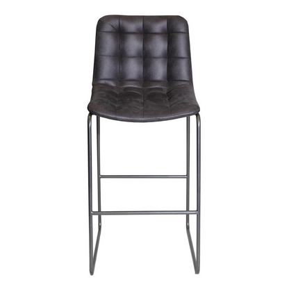 Start2Finish Westover Barstool with wooden seat and metal legs, modern design for home or bar seating comfort.