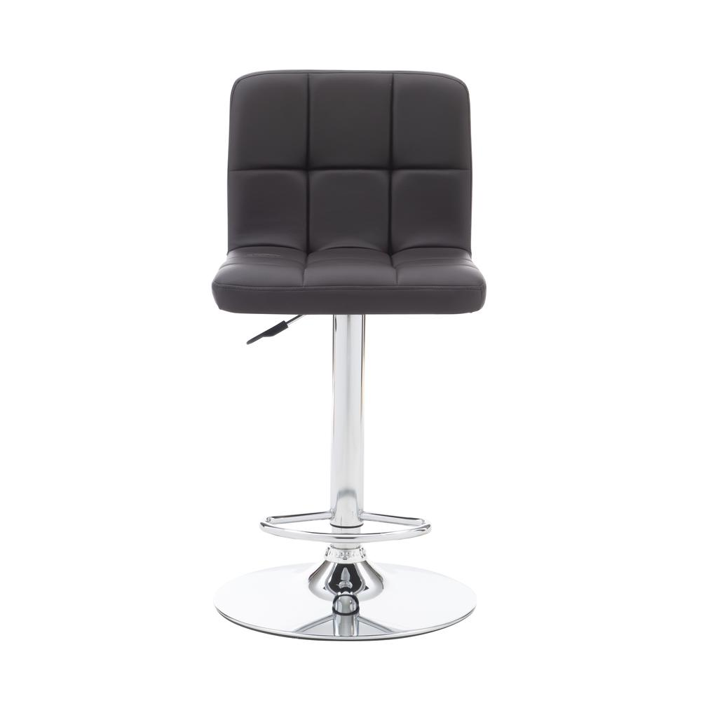 Start2Finish Clayton chocolate barstool featuring a cushioned seat and wooden legs, ideal for modern home bar or counter seating.