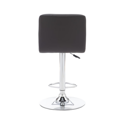 Start2Finish Clayton Barstool in rich chocolate with a cushioned seat and wooden legs, ideal for casual dining or bar areas.