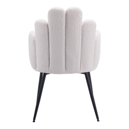 Set of two ivory Noosa Dining Chairs by Start2Finish, featuring modern design and cushioned seating for dining rooms.