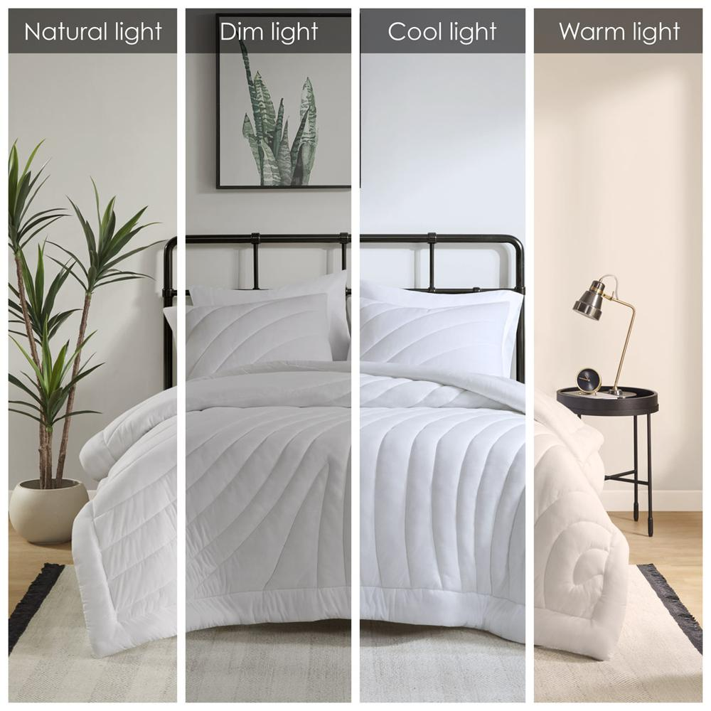 Poly jersey puffy comforter set by Start2Finish featuring a soft, quilted design with plush filling in a cozy bedroom setting.