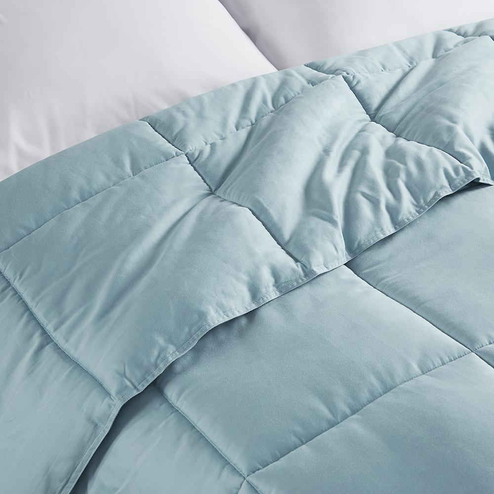Start2Finish luxury down alternative comforter with 300 thread count cotton shell, plush and cozy bedding for restful sleep.