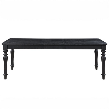 Start2Finish Odessa 66-84-inch dining table with 18-inch leaf, showcasing wooden surface and extendable design for large gatherings.