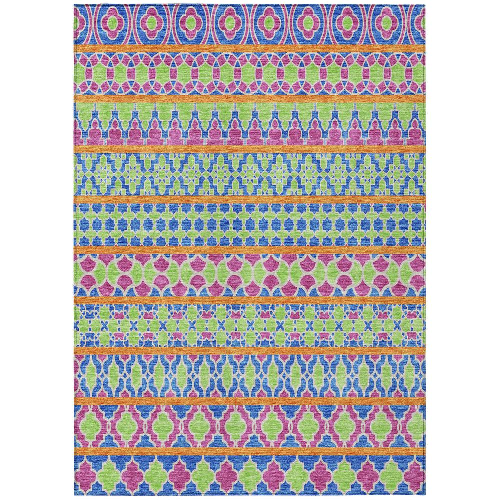 Pink Chantille ACN726 8x10 rug by Start2Finish with intricate pattern and soft texture, suitable for living room or bedroom decor.
